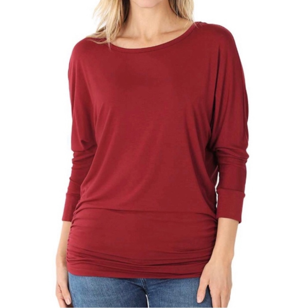 Brick Dolman Top